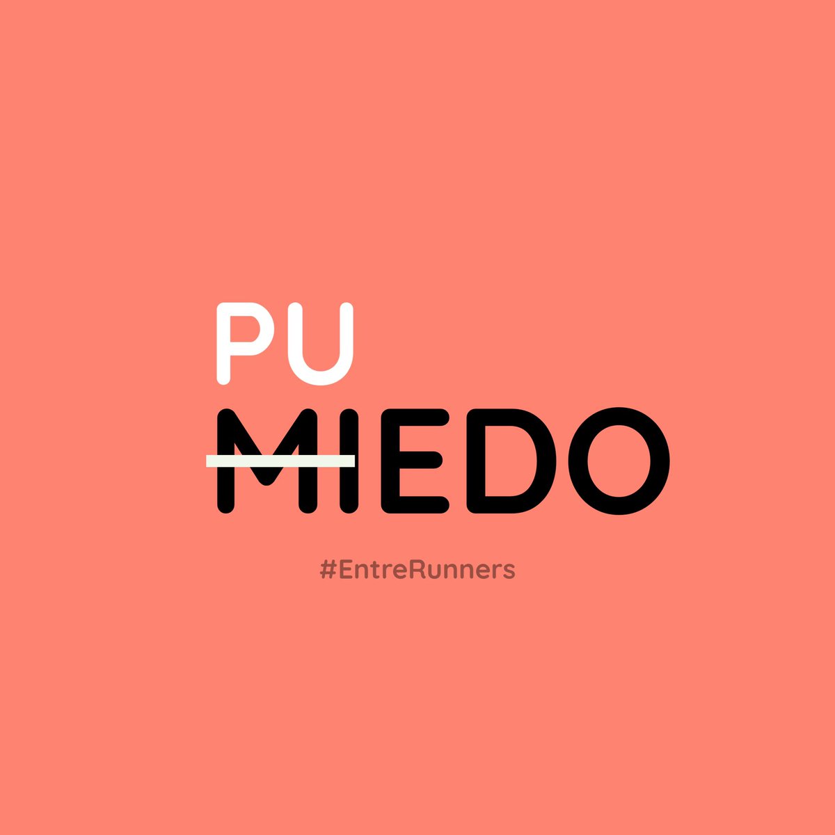 Hay veces que con todo y tu miedo, debes hacer las cosas. Si puedes elegir, que sea la acción y no el paralizarte por lo que te atemoriza. No olvides, que aún sintiendo temor, ¡tú puedes! #EntreRunners #Corredor #Correr #Run #Runner #Running