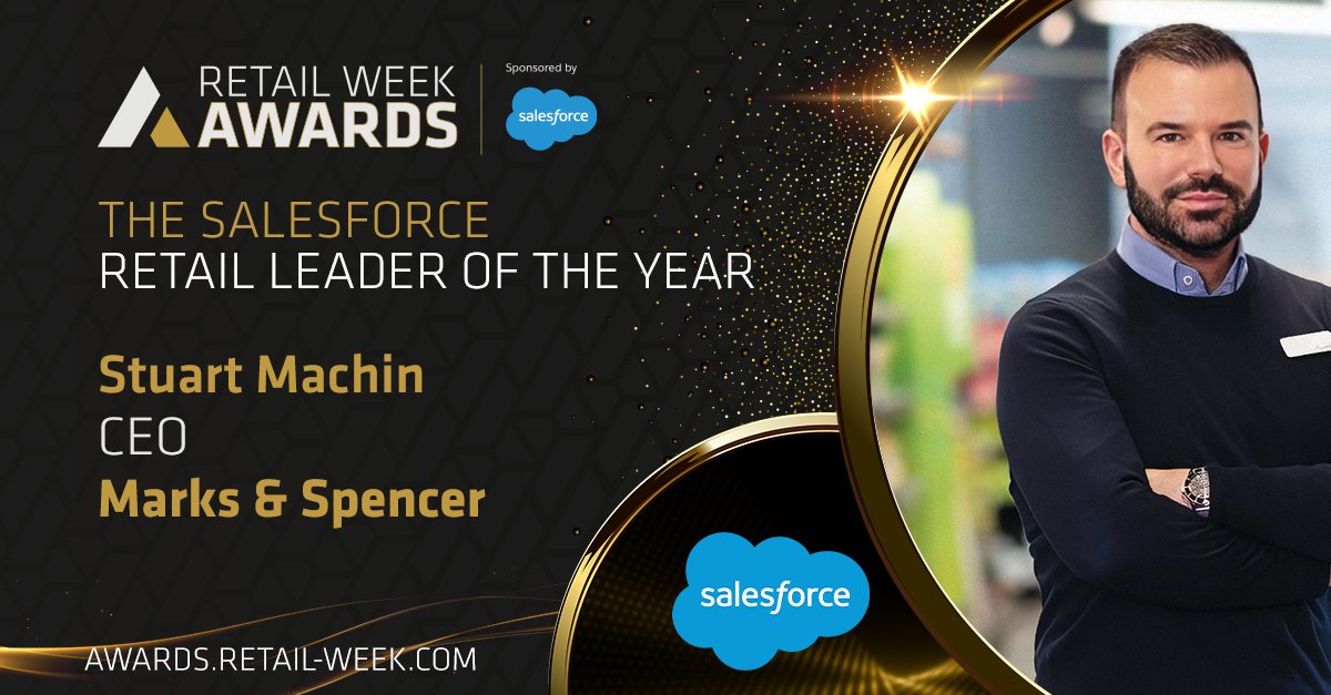 Retail Week (@retailweek) on Twitter photo WINNER!
Congratulations to Stuart Machin, CEO, <a href="/marksandspencer/">M&S</a> for winning the <a href="/salesforce/">Salesforce</a> Retail Week Award for the Retail Leader of the Year!
#RWAwards25 <a href="/salesforce/">Salesforce</a> <a href="/retail_trust/">Retail Trust</a> WINNER!
Congratulations to Stuart Machin, CEO, <a href="/marksandspencer/">M&S</a> for winning the <a href="/salesforce/">Salesforce</a> Retail Week Award for the Retail Leader of the Year!
#RWAwards25 <a href="/salesforce/">Salesforce</a> <a href="/retail_trust/">Retail Trust</a>