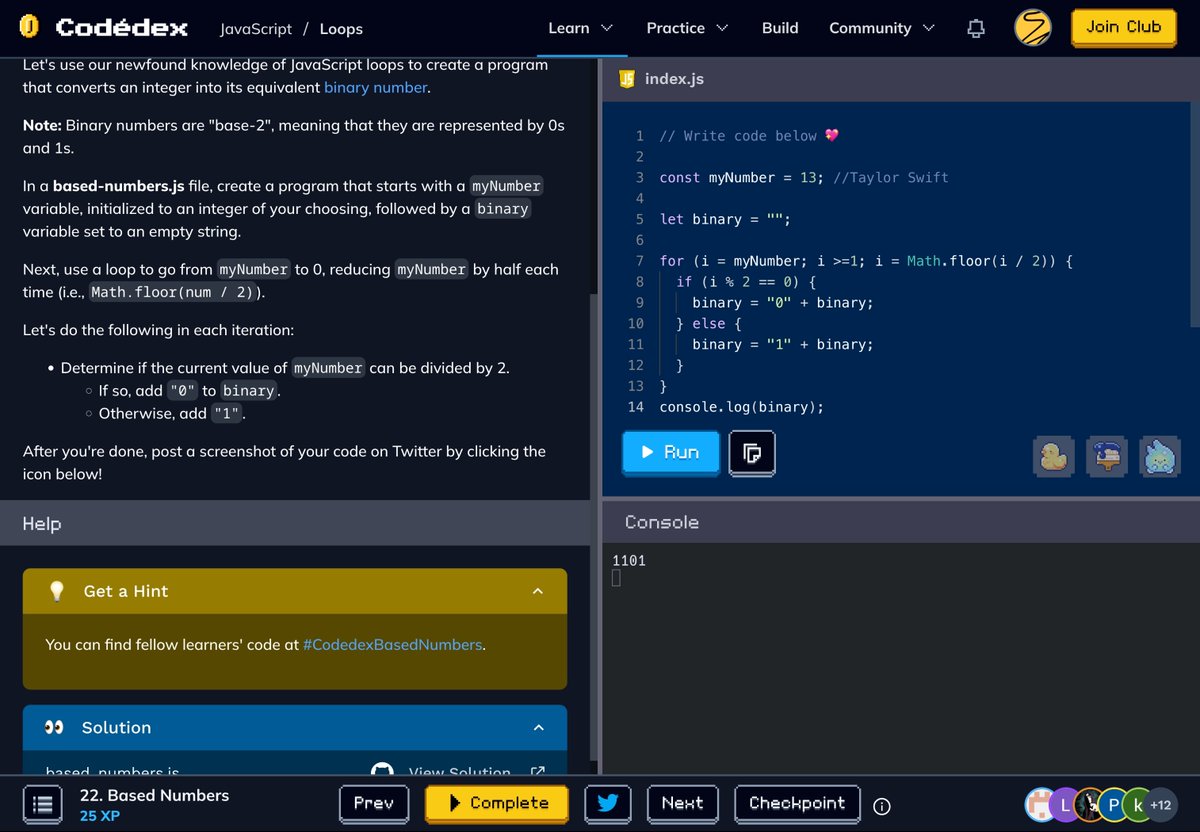 sara_rebeca_pal's tweet image. Based Numbers 🔢 #CodedexBasedNumbers @codedex_io