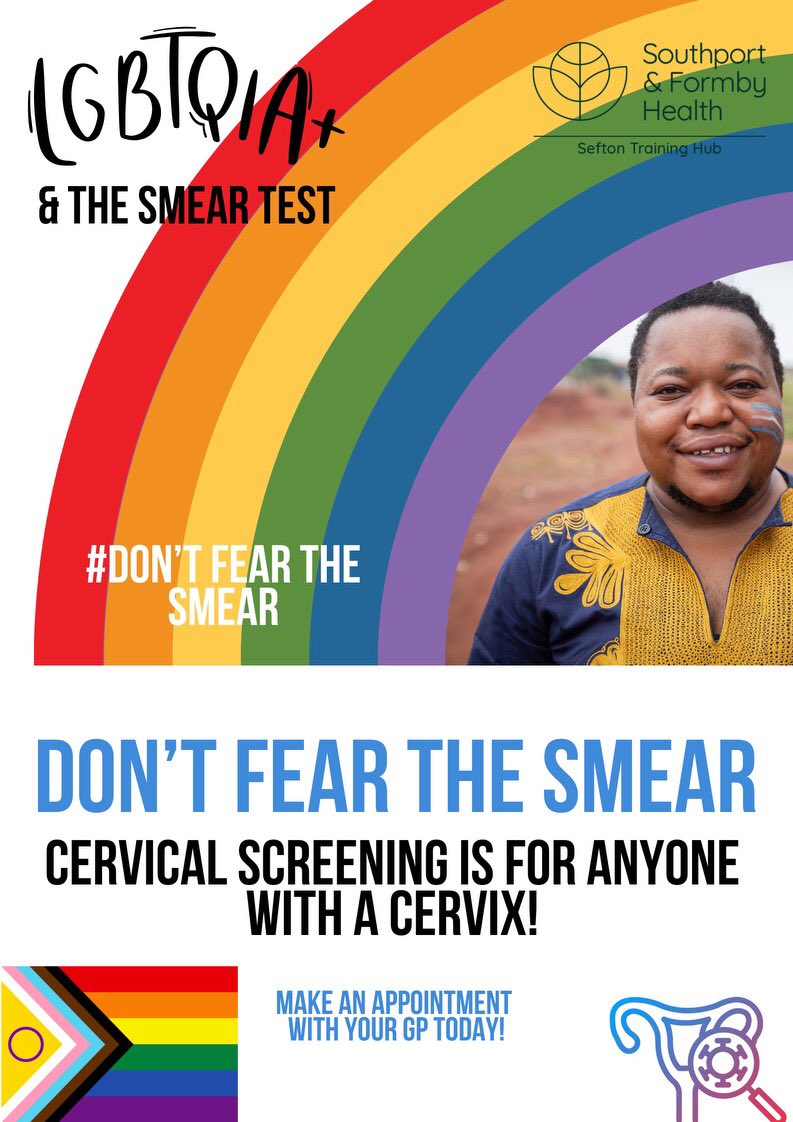 Following our recent guest presentation on the importance of cervical screening for anyone with a cervix, we’re proud to present one of a series of posters developed by students for the LGBTQIA+ community. #dontfearthesmear