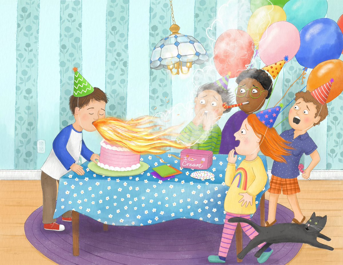 BREATHING FIRE
Nathan's not sure about trying chili until he hears that spicy food makes you breathe🔥! His imagination soars as he fights off bullies and makes dozens of s'mores. But is breathing fire all it's cracked up to be or will he end up getting burned? #TLPPITCH #PB #AI