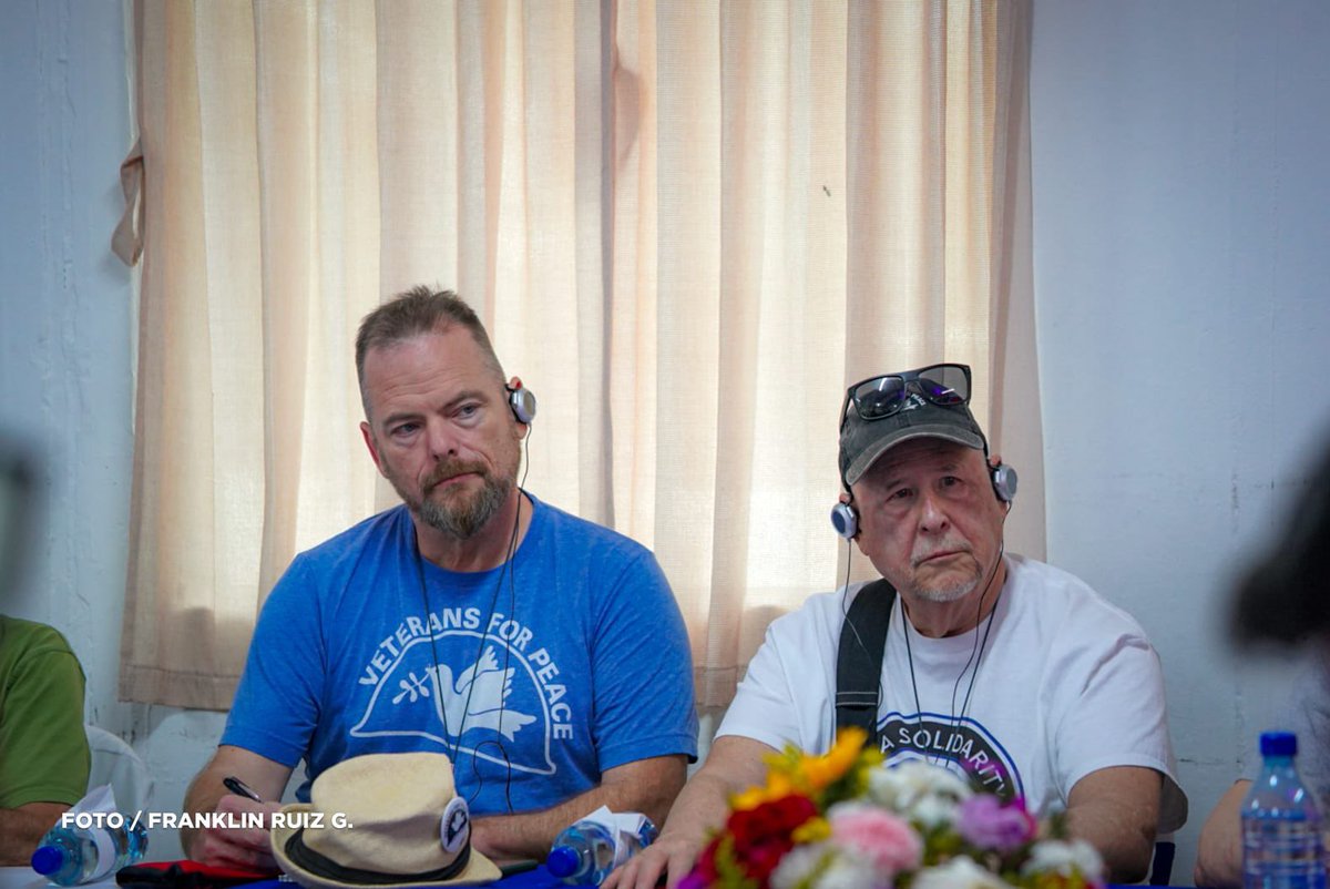 Consejo Nacional de la Juventud Sandinista 19 de Julio (JS19J) sostiene encuentro con Delegación Veteranos por la Paz de Estados Unidos (EEUU).

#PLOMO19