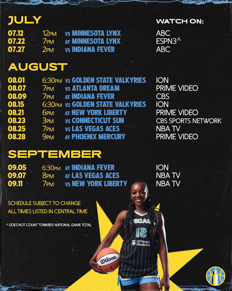 turn your tv ON, turn your tv ON 📺👀

our 2025 national broadcast schedule is here! which games are y’all looking forward to this season?