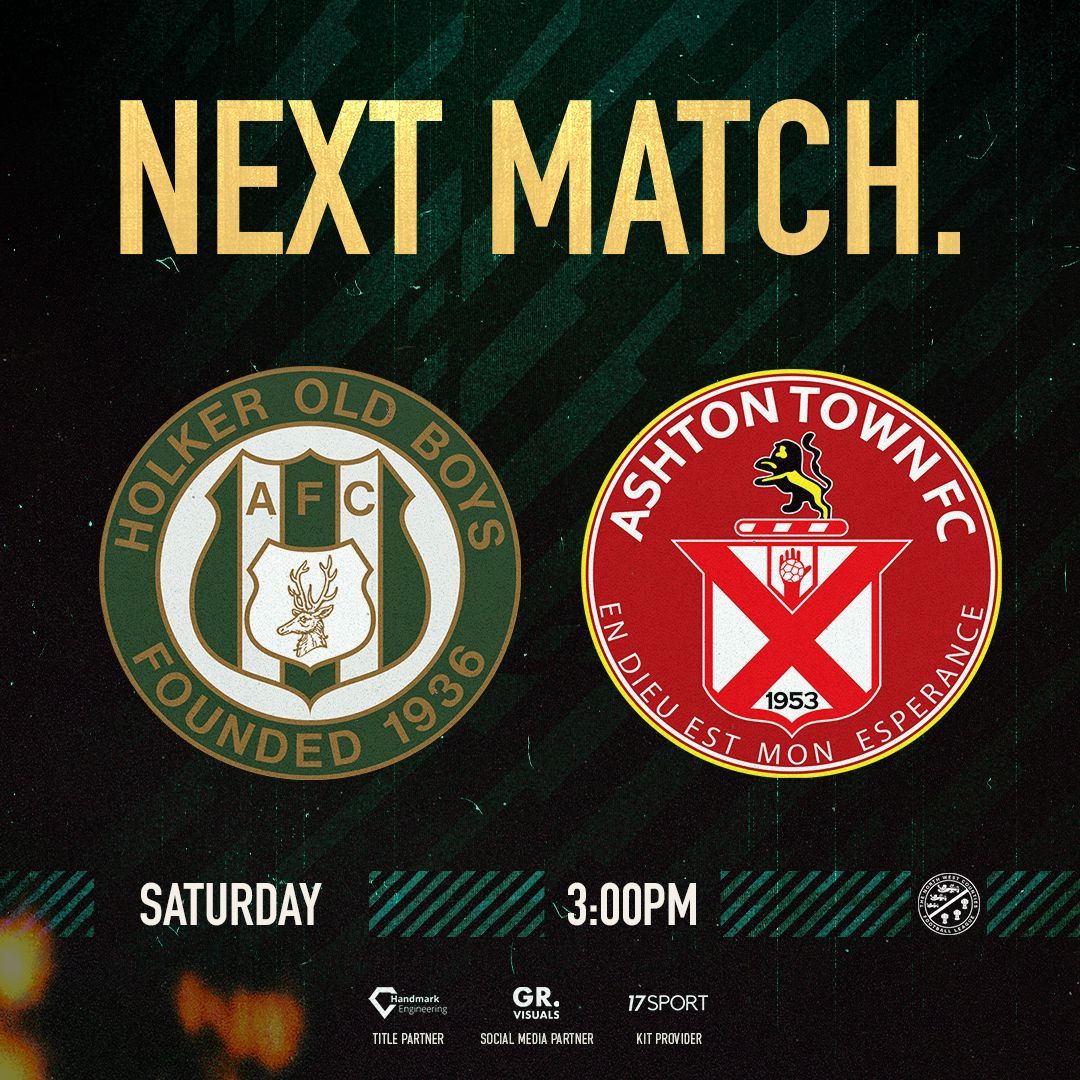HOBAFC's tweet photo. 𝗡𝗘𝗫𝗧 𝗨𝗣 🔜
🆚 @AshtonTownFC
📅 Saturday, 22th March
🕒 3:00pm
🏟️ Rakesmoor Lane 
🎟️ Adults £5, Concessions £3, U16 Free

#HOBAFC • @NWCFL • #HOBvASH https://t.co/y8Dus0dkBR