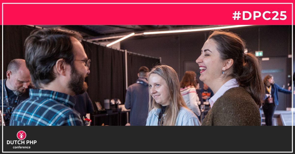 dpcon's tweet image. Today was the third day of The Dutch PHP Conference and it was a big succes!🚀
Will we see you there tomorrow?
#dutchphpconference #php25 #developers