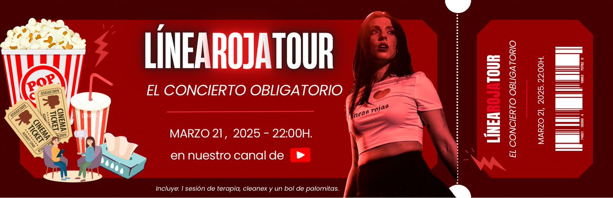 miriamrcfo's tweet photo. 🎫 Desde “cfomáster” nos hacen llegar vuestras entradas para asistir mañana al “Concierto obligatorio” 🙂‍↕️
Os la dejamos x aquí. Nos hemos permitido el lujo de coger el pack completo y así se disfruta/llora mejor. Ya veis que os cuidamos bien jajaja
¡Hasta mañana!❤️ https://t.co/rRagvGGnzh