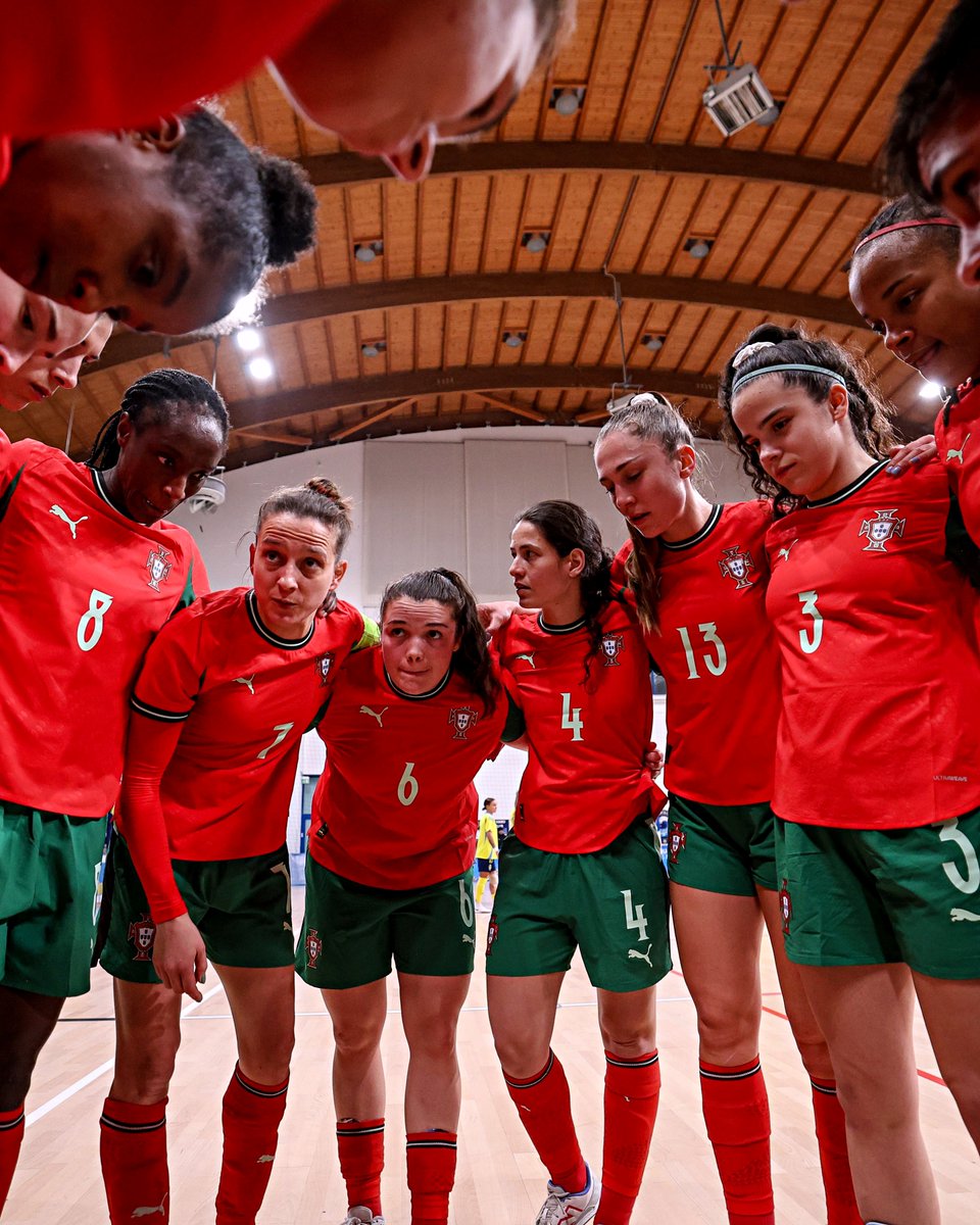 Portugal está apurado para a primeira edição do Mundial de futsal feminino 🇵🇹