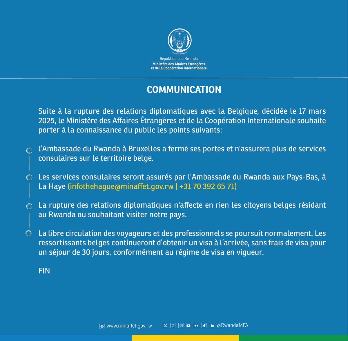 Ministry of Foreign Affairs & Int'l Cooperation tweet media