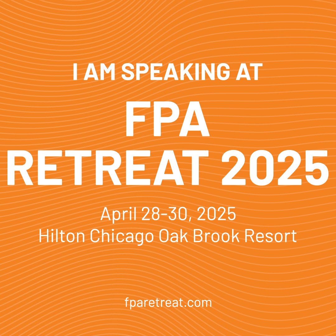 🌟 Honored to be speaking at #FPARetreat 2025! Join me for an unforgettable experience filled with actionable insights and adaptive strategies to navigate challenges confidently.  Register now: fparetreat.com

#RickKahler #FPA #KahlerFinancial