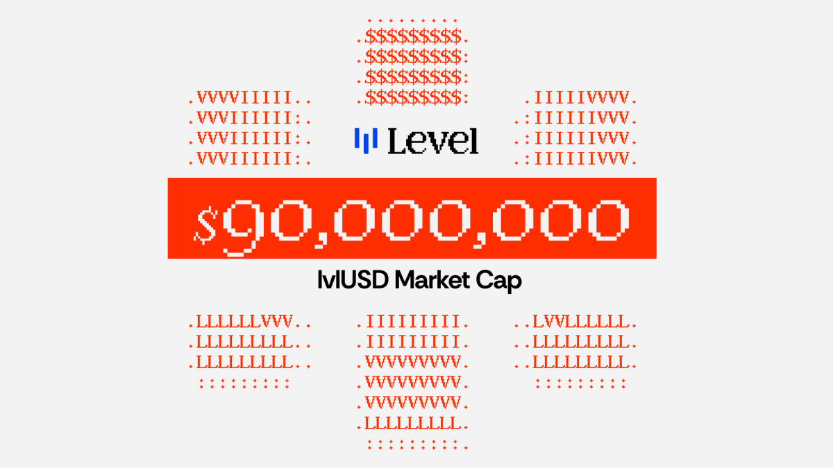 levelusd's tweet photo. 🎉 We just hit 90M lvlUSD market cap—next stop, 100M!

Think you can guess when we’ll get there? Quote retweet this announcement with your prediction. Closest guess wins $100 in lvlUSD! 💰

📅 How to enter:
 1️⃣ Quote retweet with your prediction (day & hour & to the exact minute in UTC time)
 2️⃣ Join us on Discord, link below 👇
 3️⃣ Answers close in 24 hours from the time of posting or when we hit 100M - whichever comes first! ⏰

That's it! Get your guesses in, and level 🆙!