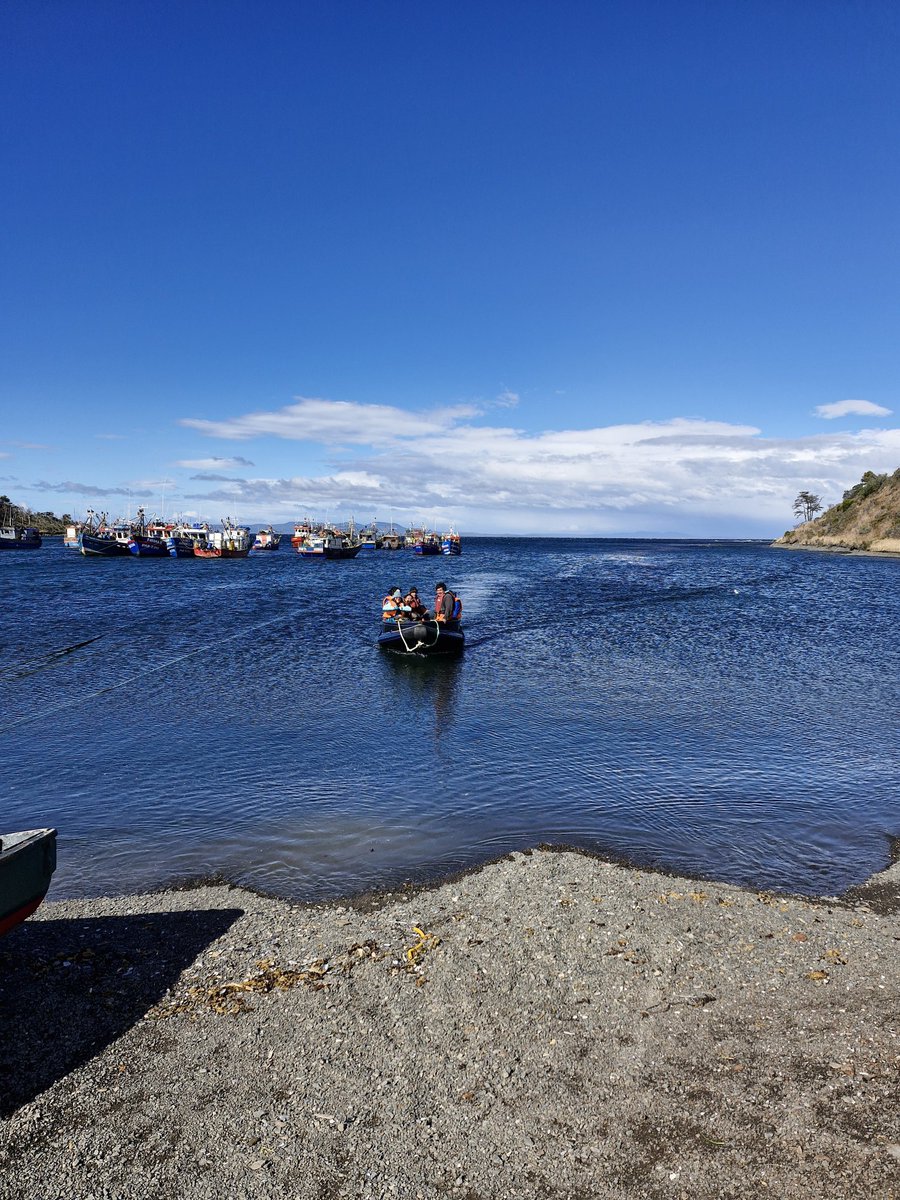 Y terminó el #muestreo #navegación #Magallanes #puq