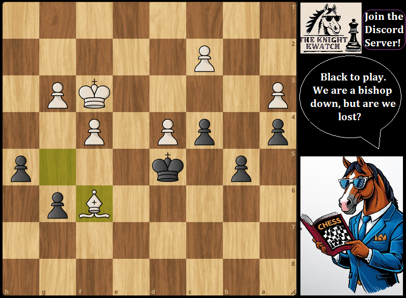 TheKnightKwatch's tweet photo. The power of pawns. Can you save this endgame for black? ♟️🔥 #chess #tactics #chessmasters #chessablemasters #chesschamps #chesspunks #Tactics #chesstactics @chesscom @GMHikaru @GmNaroditsky @agadmator @IM_Rosen https://t.co/584DeUomhV