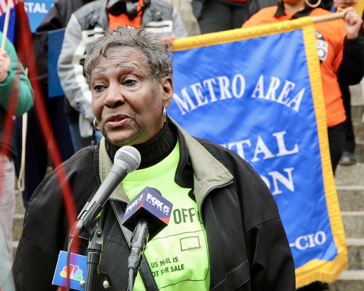 We are proud to stand with the NY Metro Area Postal Union, <a href="/APWUnational/">The American Postal Workers Union - APWU</a> on this day of action to save the USPS! 

The US Mail is not for sale!