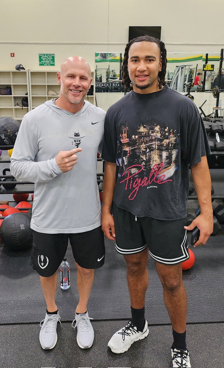 Ran into the pride of Rancho Cucamonga in the weight room today