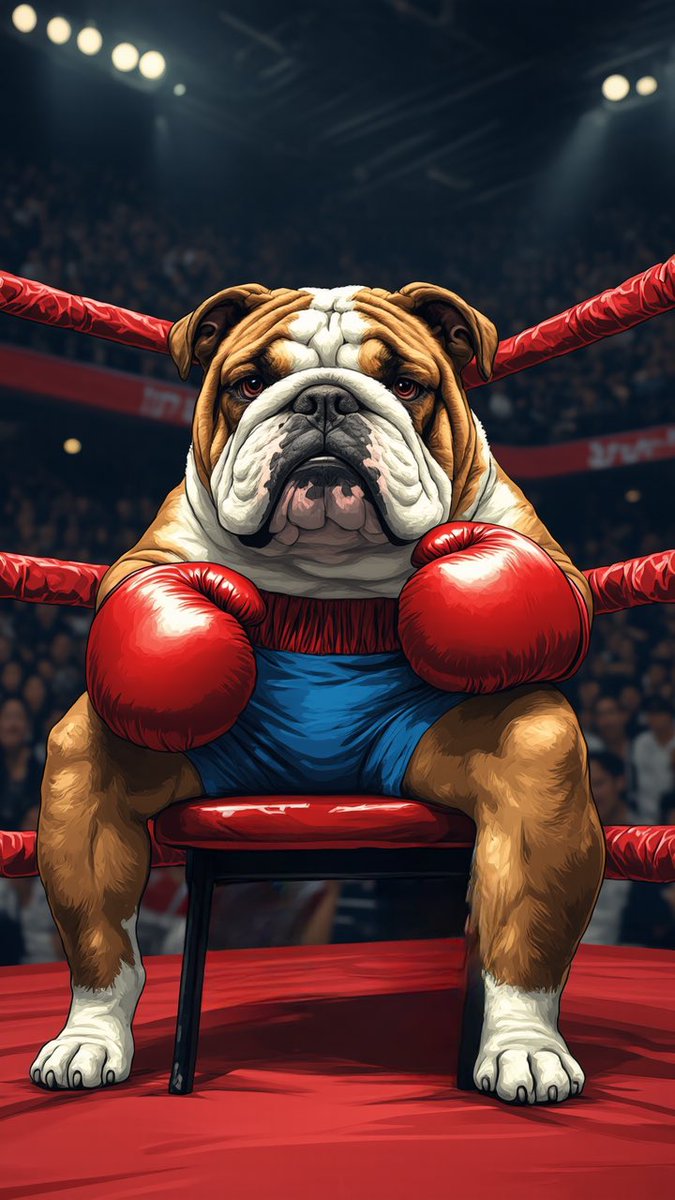 crazyrichdog's tweet photo. Who is ready for the next round?! 🥊
@UglyDogMeme 

#UglydogArmy #Trump #DOGE #CryptoMarket #Solana #BTH #MEMECoin #CoinGecko #BTC #AIart https://t.co/8wqHmNERGt