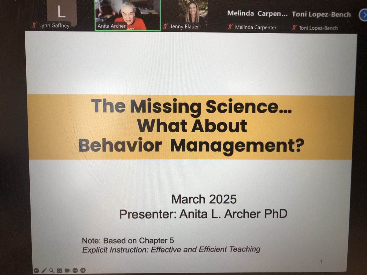 LearnLead_'s tweet image. Time with Dr. Anita Archer is always well spent 😎📚#scienceoflearning