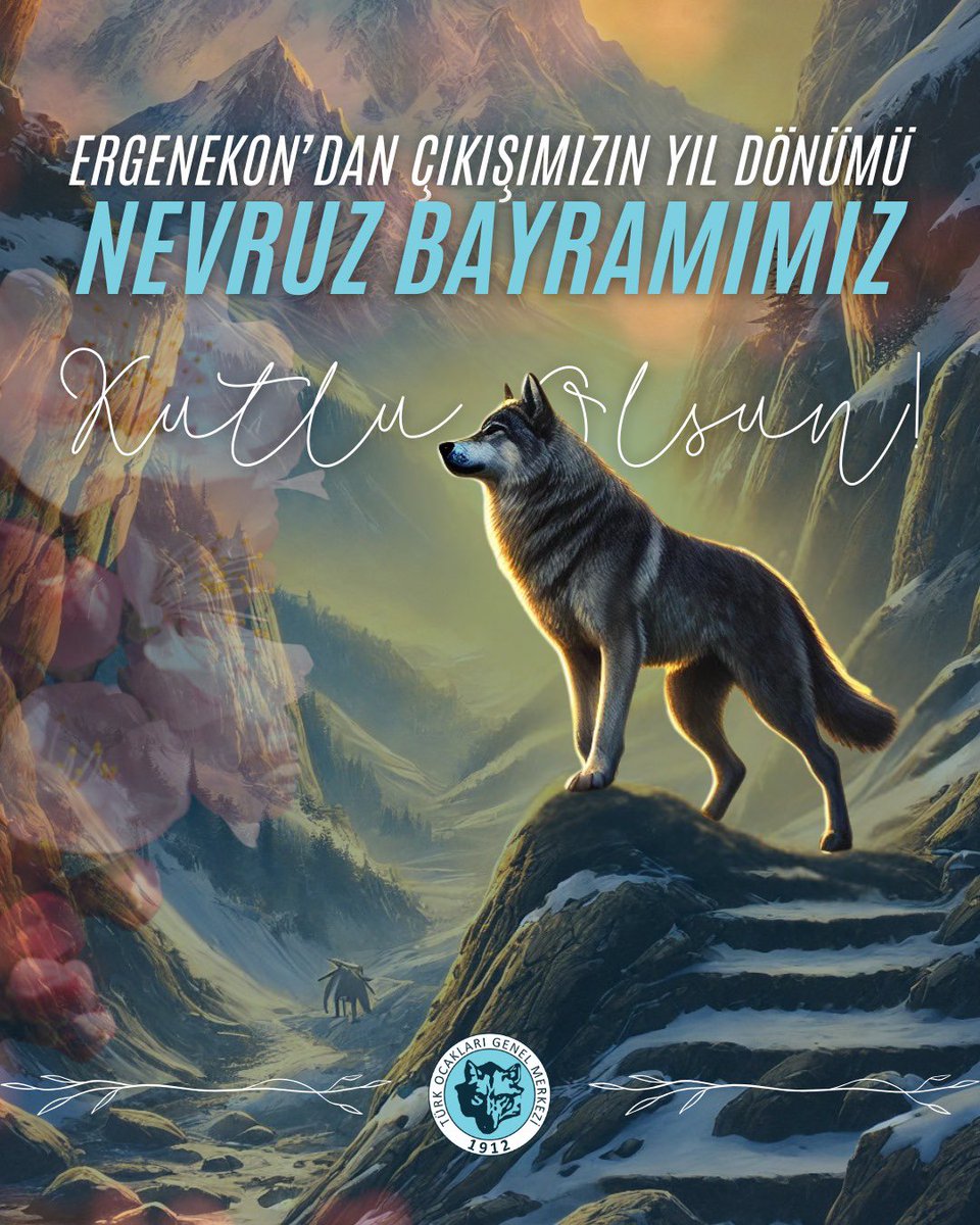 Ergenekon'dan çıkışımızın yıl dönümü Nevruz Bayramımız bütün Türk Dünyasına kutlu olsun. 🇹🇷🌺