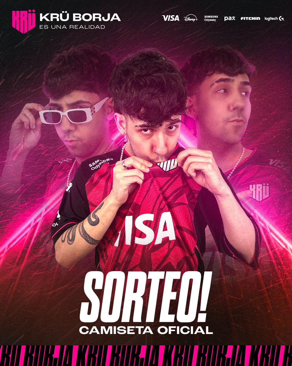 KRÜ b0rja (@b0rjacs) on Twitter photo Para celebrar mi entrada en <a href="/KRUesports/">KRÜ Esports</a>
Tenemos un sorteo muy PRRRRRRIME, sorteo CARISIMO, sorteo LUXURY, Vamos a sortear una camisa de KRÜ (la más bonita de todas, fin) y los requisitos son:
- Seguir a @b0rjacs y a <a href="/KRUesports/">KRÜ Esports</a>
- RT a este post
- Comentar "Club caro, streamer Para celebrar mi entrada en <a href="/KRUesports/">KRÜ Esports</a>
Tenemos un sorteo muy PRRRRRRIME, sorteo CARISIMO, sorteo LUXURY, Vamos a sortear una camisa de KRÜ (la más bonita de todas, fin) y los requisitos son:
- Seguir a @b0rjacs y a <a href="/KRUesports/">KRÜ Esports</a>
- RT a este post
- Comentar "Club caro, streamer