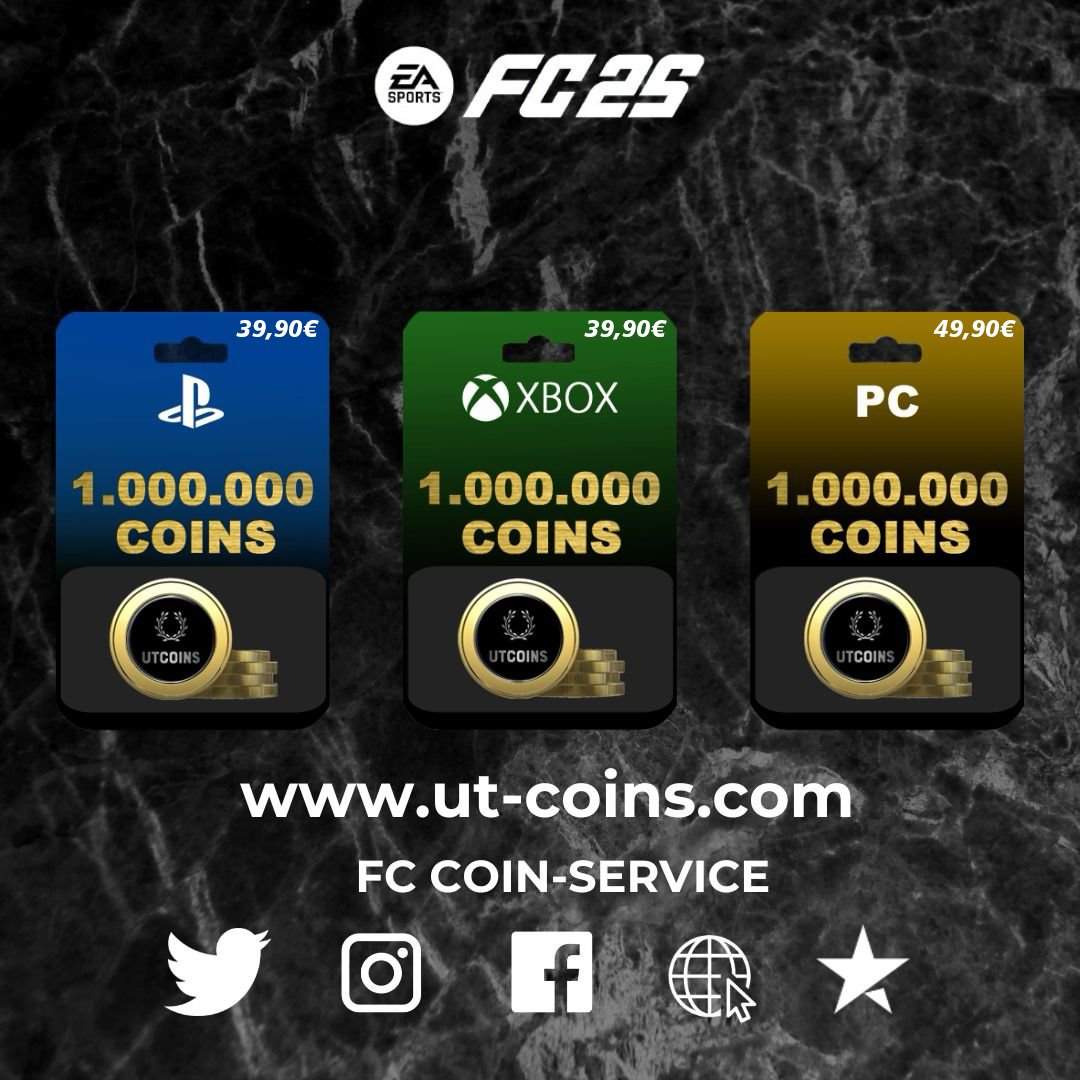 🤩 Get ready for the weekend!

💯 Cheapest and safest professional service by far! 

🔥 And 5% OFF with code Twitter

👀 Only while stocks last

⬇️ So get your coins now

ut-coins.com