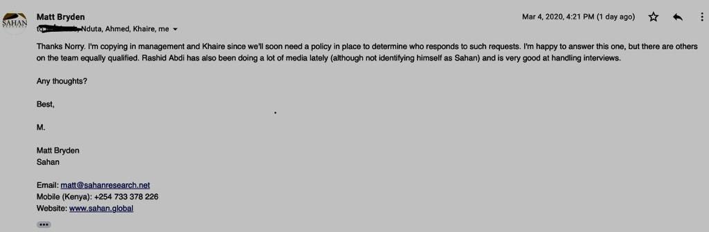 The Sahan Mafia's false narratives hold no weight. Your actions speak for themselves. <a href="/RAbdiAnalyst/">Rashid Abdi</a>