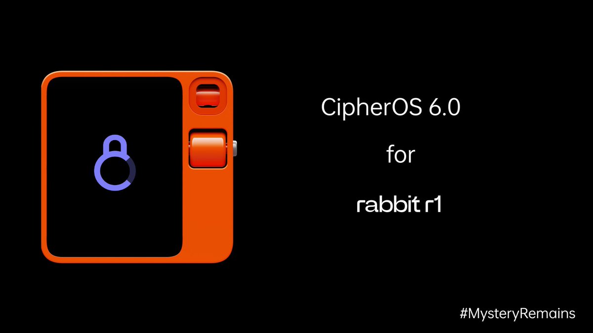 CipherROM's tweet image. CipherOS is now officially available for #rabbitr1
Read our blog: cipheros.org.in/blog/cipheros-…
#CipherOS #CipherOS6 #MysteryRemains