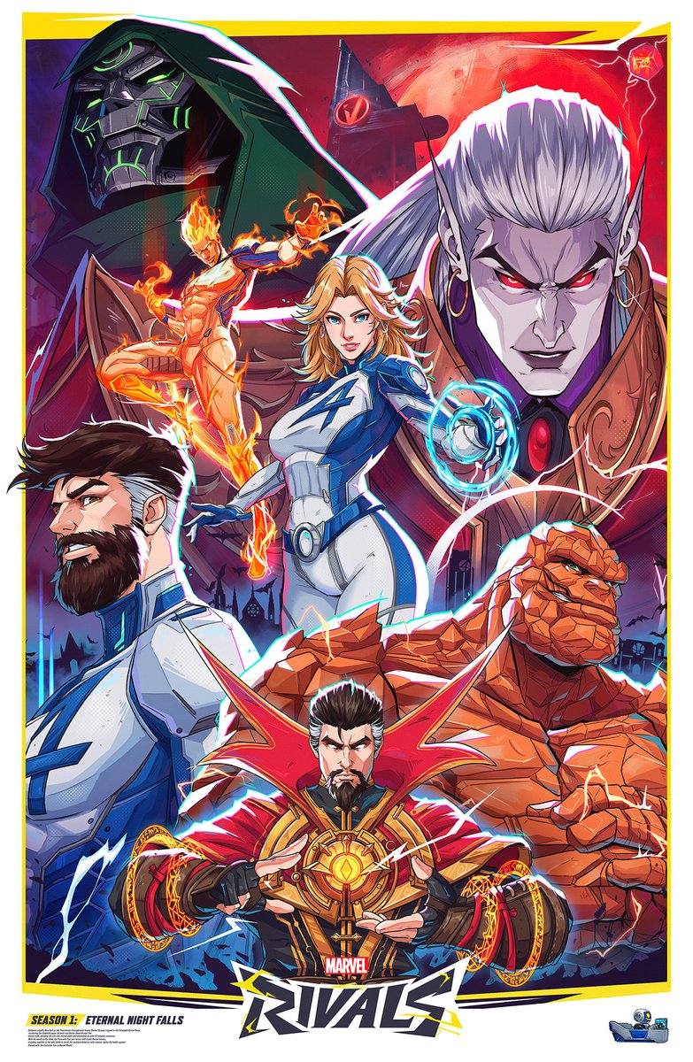 jhonyknight's tweet image. Here&apos;s my official poster for Season 1 of Marvel Rivals: Eternal Night Falls!
I&apos;m so happy to have the opportunity to create art for this awesome game!
