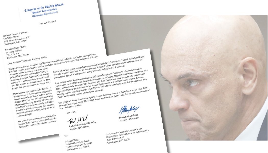 🚨 ¡Es hora de actuar! 🚨

Apoyo la petición de los congresistas Rich McCormick y María Elvira Salazar para que EE.UU. imponga sanciones bajo la Ley Magnitsky contra el corrupto Alexandre de Moraes, quien ha convertido el sistema judicial brasileño en un arma para silenciar la