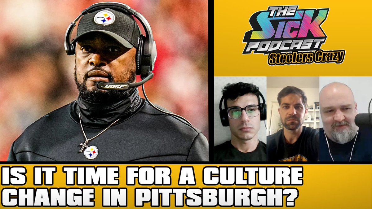 The Sick Podcast - Steelers Crazy! (@sickpodsteelers) on Twitter photo 🚨New Episode🚨
<a href="/RyanReynoldsNFL/">Ryan Reynolds</a> joins <a href="/JYorkFootball/">Jordan York</a> & <a href="/MikedUpSports1/">Mike Nicastro</a> to discuss:
🟡#Steelers WR duo
🟡Is it time for a culture change?
🟡Will Aaron Rodgers come to Steelers?
🟡& more
Full pod👇
Watch: youtu.be/fW2qBTqF8gA
Listen: traffic.megaphone.fm/SICMED66338357…
#thesickpodcast 🚨New Episode🚨
<a href="/RyanReynoldsNFL/">Ryan Reynolds</a> joins <a href="/JYorkFootball/">Jordan York</a> & <a href="/MikedUpSports1/">Mike Nicastro</a> to discuss:
🟡#Steelers WR duo
🟡Is it time for a culture change?
🟡Will Aaron Rodgers come to Steelers?
🟡& more
Full pod👇
Watch: youtu.be/fW2qBTqF8gA
Listen: traffic.megaphone.fm/SICMED66338357…
#thesickpodcast