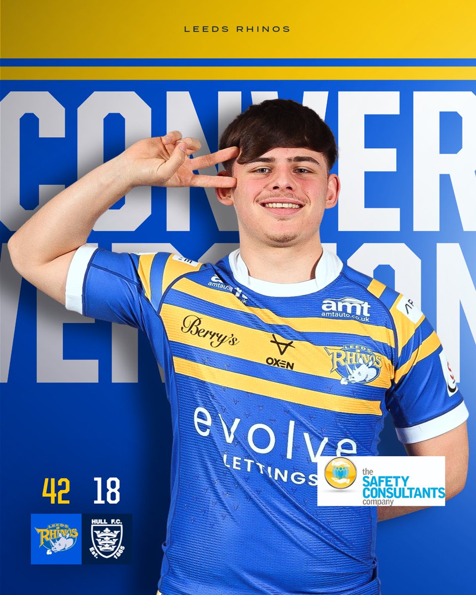 leedsrhinos's tweet photo. 68' Rhinos  Scholarship 42 - 18 Hull FC Scholarship

Mears adds the extras https://t.co/TXbk16DSSx