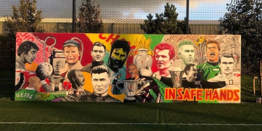 Alex O'Connell (@alexoconnelltwv) on Twitter photo #LFC #Goalies mural at the AXA training facility amazon.co.uk/dp/B0DKHY73FV ‘I think for everyone who comes out to train here, it’s a little bit of motivation seeing all the top goalies that have been here’ John #Achterberg who commissioned the mural from the brilliant <a href="/JohnCulshaw8/">John Culshaw</a> #LFC #Goalies mural at the AXA training facility amazon.co.uk/dp/B0DKHY73FV ‘I think for everyone who comes out to train here, it’s a little bit of motivation seeing all the top goalies that have been here’ John #Achterberg who commissioned the mural from the brilliant <a href="/JohnCulshaw8/">John Culshaw</a>