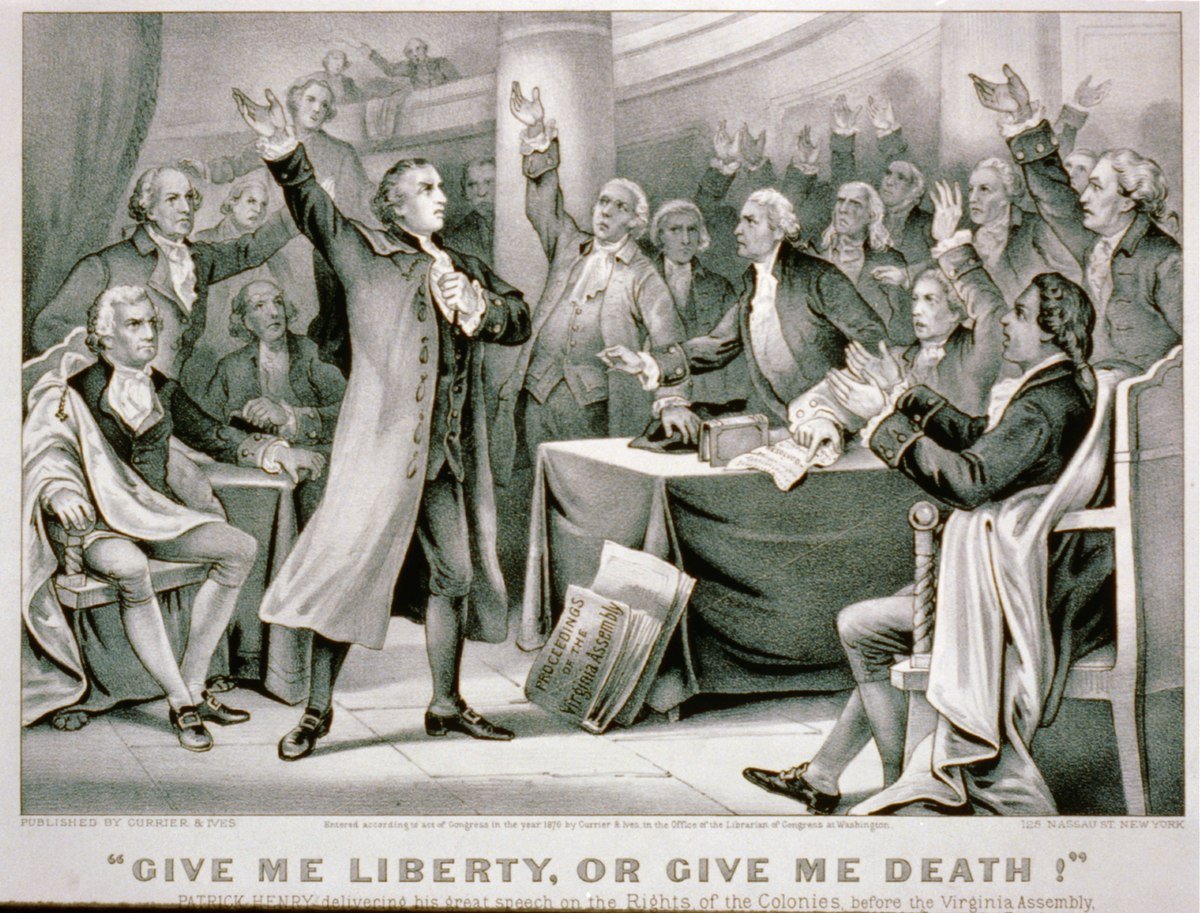 🚨BREAKING: Trump signs Executive Order commemorating the 250th anniversary of Patrick Henry's famous "GIVE ME LIBERTY OR GIVE ME DEATH" speech