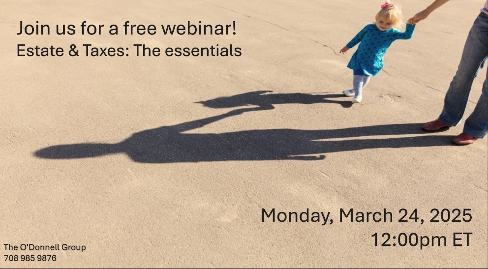 Estate and taxes: The essentials
This webinar will cover providing for the loved ones, the importance of beneficiary designations, and passing on your estate in a tax efficient manner.

Register now to save your spot!