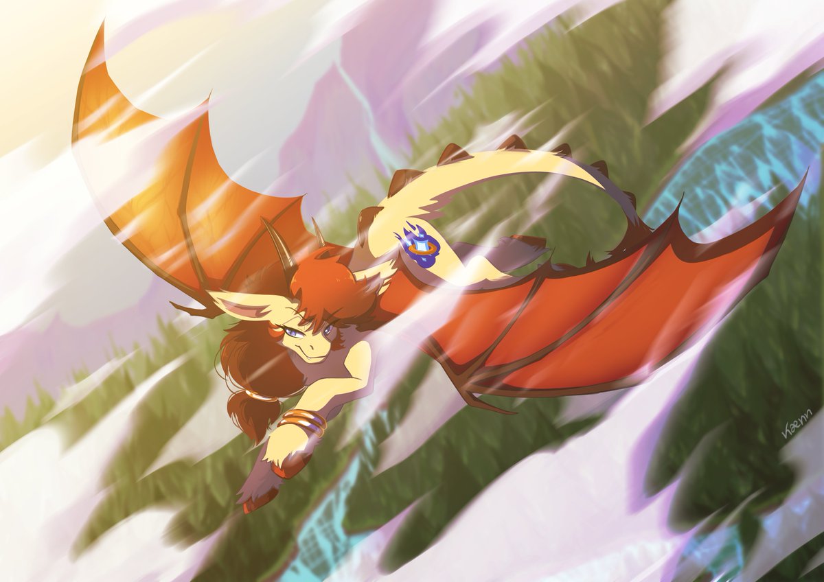 Commission for <a href="/Lynserius/">Lynserius</a> yayyyyy
Flying pieces are one of my fave type of pieces.

#mlp #mylittlepony #dragon #ponydragon #commission #flying