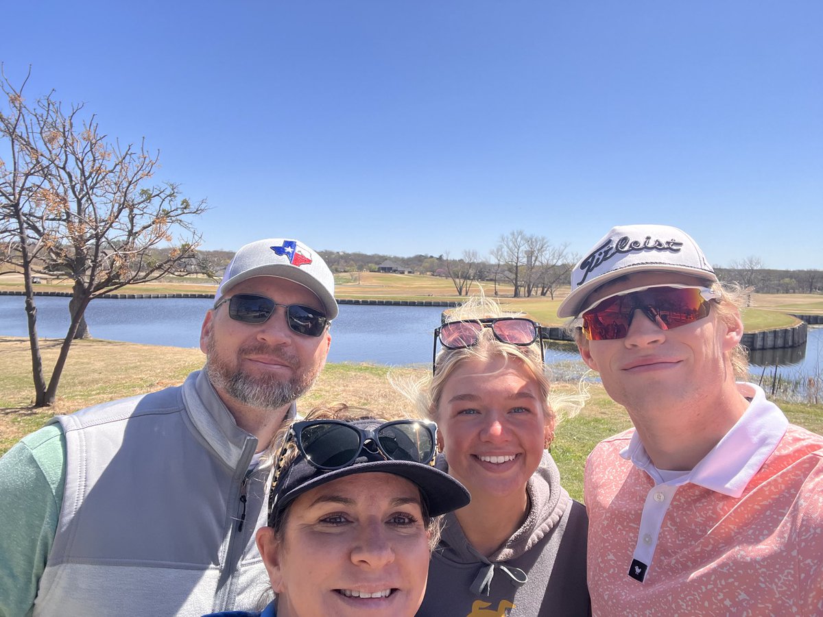 Great weather for some Golf today.