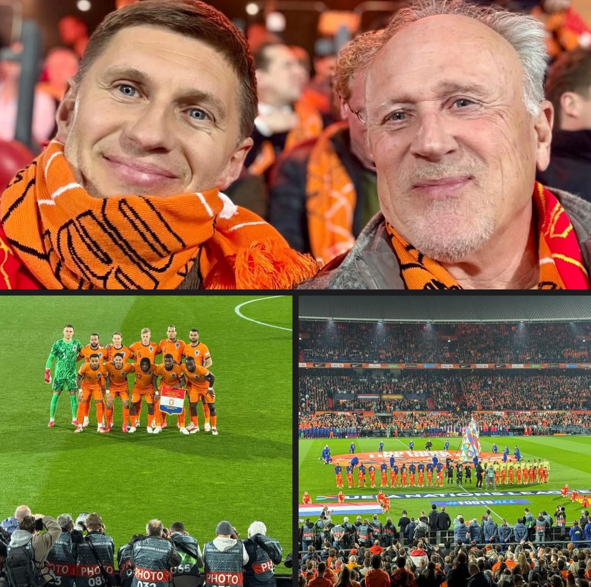 spelersvakbond's tweet image. Nederland 🇳🇱 - Spanje 🇪🇸 
⚽️💫 🏟️ 🦁 

Lev &amp;amp; Louis zijn erbij! 

@elevchenko #LouisEverard @spelersvakbond #vvcs  

#nedspa #oranje #huphollandhup