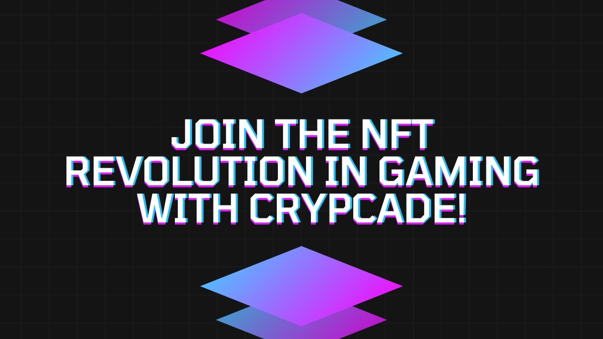 This is more than just playing. It’s about leading the future of gaming. 

Join us and take your place in the revolution. 🚀 t.me/CrypCade

#NextLevelGaming #OwnTheGame #CrypCade