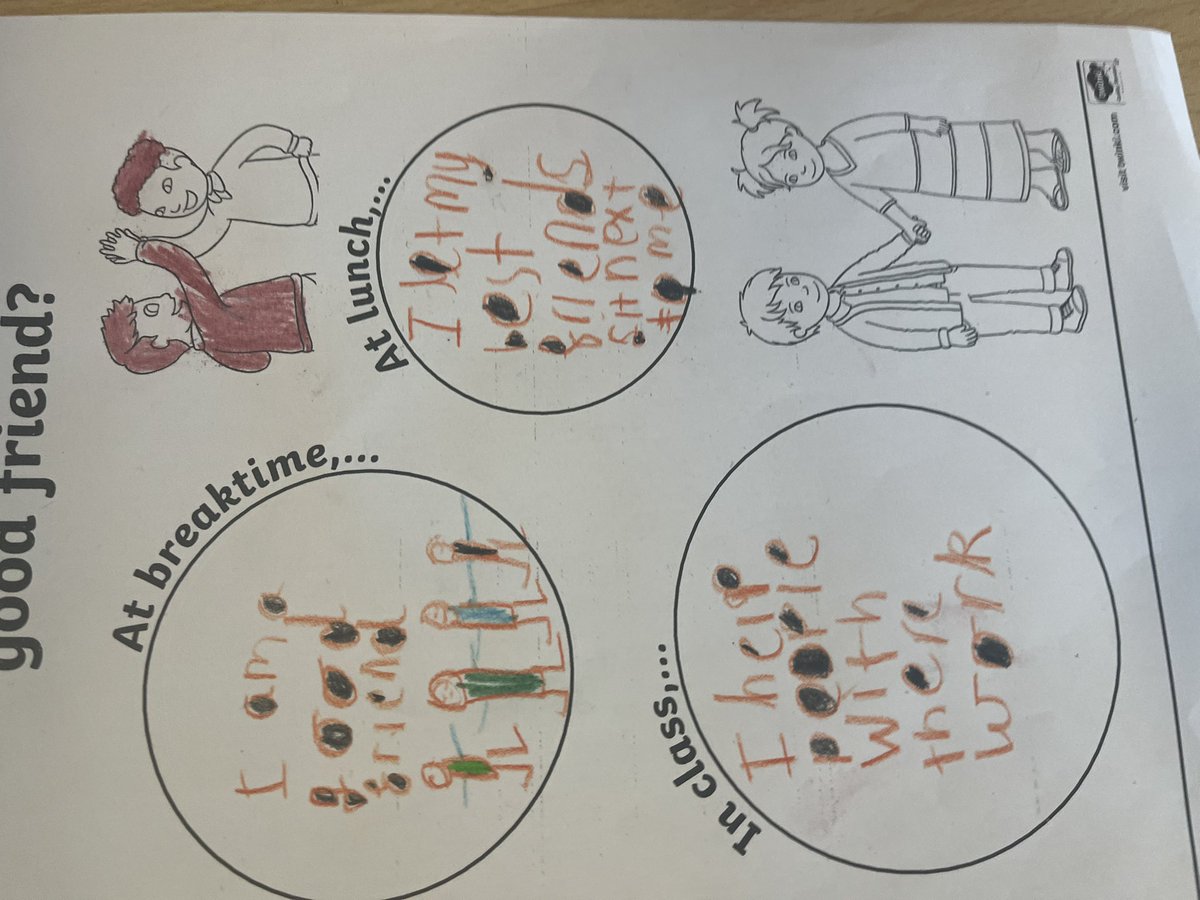 HolySpiritWA9's tweet photo. Happy #InternationalDayOfHappiness day 😃 #Year1 have been #CaringAndSharing by thinking about all the wonderful traits we have and how we can best use them to be good friends 🕊️💙 #PSHE #PAThSModelSchool @PATHSEdUK https://t.co/zw4hRUqE4c