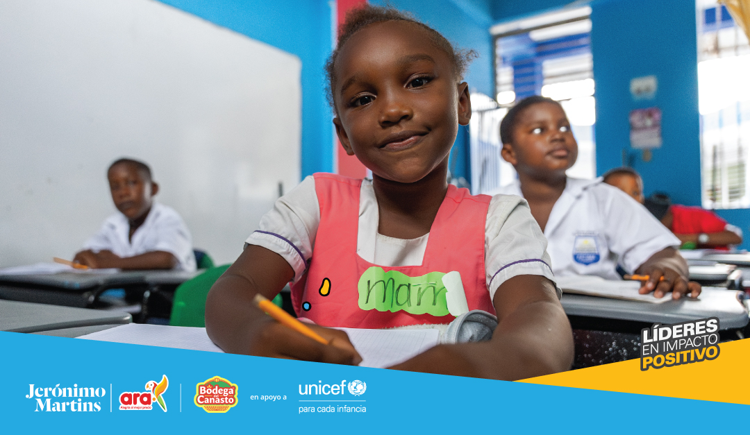 ¡Seguimos trabajando por la primera infancia junto a otro de nuestros #LíderesEnImpactoPositivo, Jerónimo Martins Colombia – Tiendas Ara y Bodega del Canasto!

* Durante 2024 participaron en este programa 2936 niños, niñas, maestros, cuidadores y nutricionistas en Tumaco, Nariño.