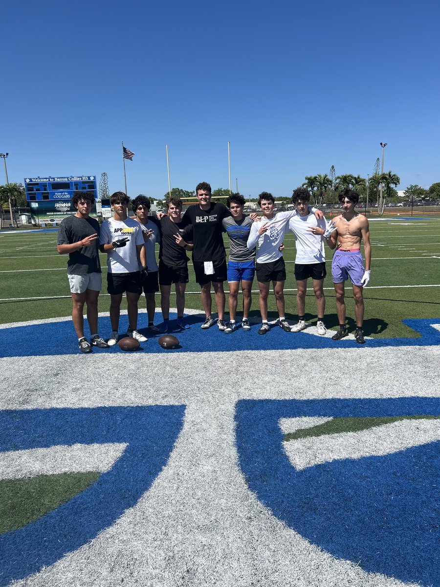 Drew Viotto (@viottodrew) on Twitter photo Thank you <a href="/BrannonTidwell/">Brannon Tidwell</a> and Barron Collier receivers for the great work this week excited to see what these guys do this season!! Thank you <a href="/BrannonTidwell/">Brannon Tidwell</a> and Barron Collier receivers for the great work this week excited to see what these guys do this season!!