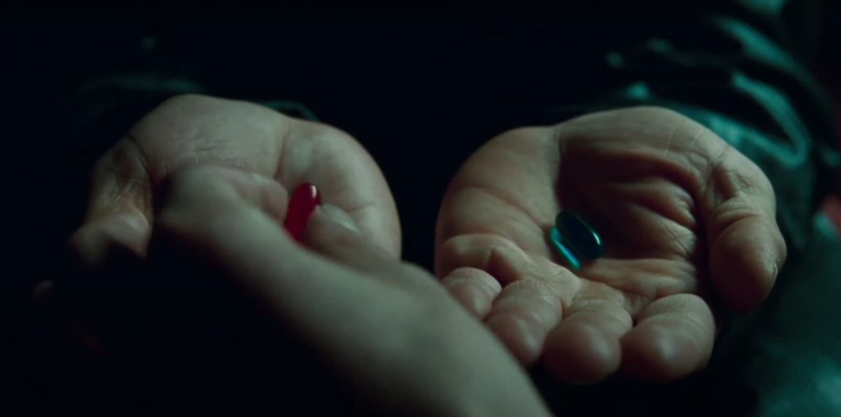 ex_interp's tweet image. I choose to take the red pill.