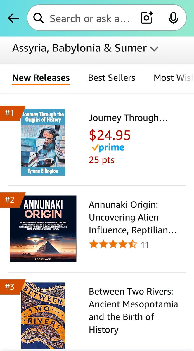 rebirthofthewo1's tweet image. My book reached number one in multiple categories on the bestsellers list for new releases for over 30 days and stayed in the top 100 bestsellers thereafter, with some fluctuations.
You can purchase my book on Amazon:
Journey Through The Origins Of History…