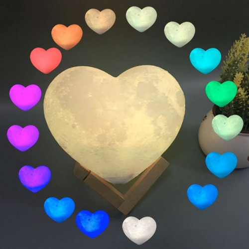 I just received Heart Shape Touch Control Moon Glowing LED Lamp by Onetify from syke101 via Throne. Thank