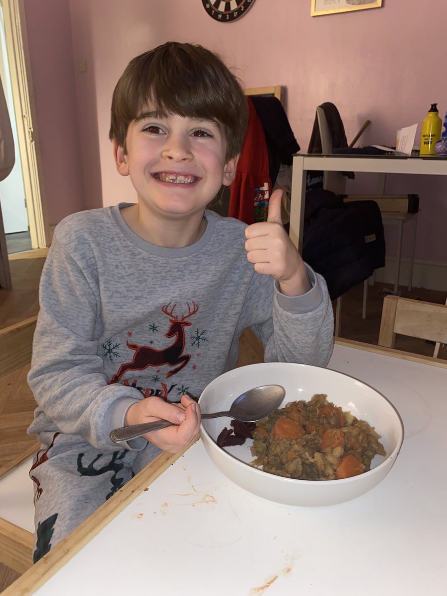 ChloeJones6's tweet photo. @MissWhitehead7 @1MrsHenderson @PinehurstP Jude loved making his Irish stew and it was absolutely delicious 😋 we added some beetroot on the side. Thanks for the ingredients and recipe 🇮🇪☘️🥘👨‍🍳 https://t.co/OXjJIWGcWU