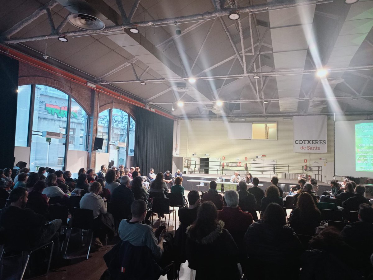 sapbcgt's tweet image. Algunes imatges d l&apos;Assemblea oberta d&apos;avui a les Cotxeres. La lluita interina x la #Fixesa s&apos;organitza!