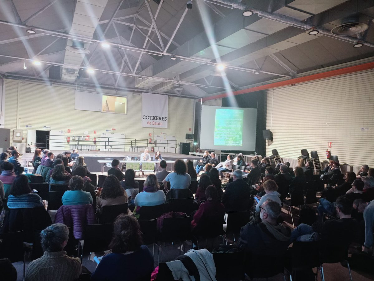 sapbcgt's tweet image. Algunes imatges d l&apos;Assemblea oberta d&apos;avui a les Cotxeres. La lluita interina x la #Fixesa s&apos;organitza!