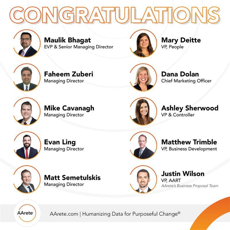 We’re excited to announce significant leadership advancements at AArete, reinforcing our commitment to innovation, growth, and client excellence.
 Join us in celebrating their well-earned achievements!
hubs.ly/Q03cQSPv0
 
#AArete