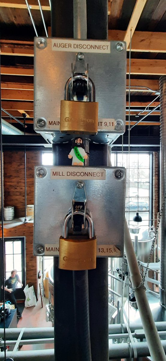 Haha this made my day.   Jesus watches over today's White Bronco grist milling.