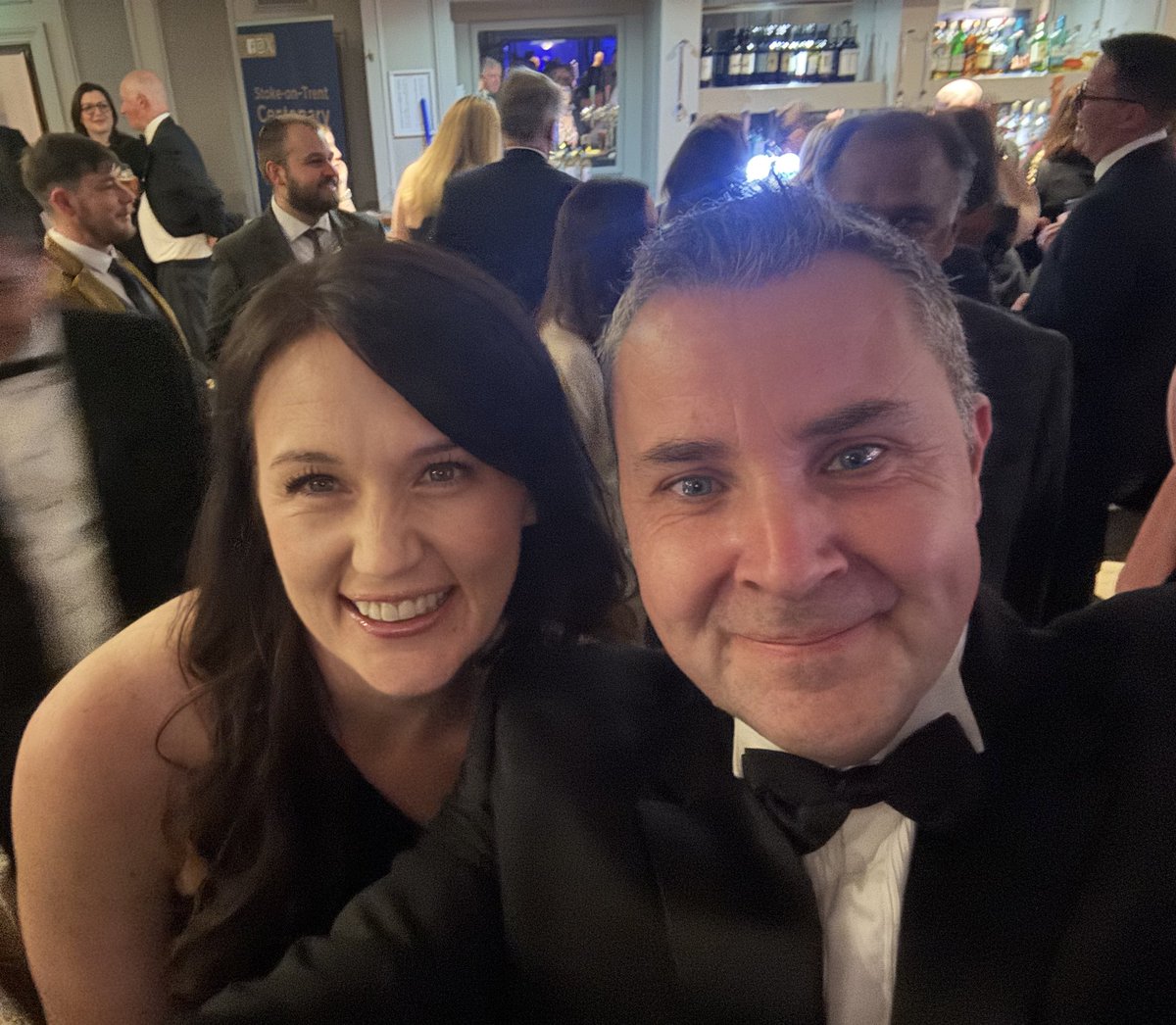 With the excellent <a href="/BeccyWoodTV/">Beccy Wood</a> at the Staffordshire and Stoke-on-Trent Tourism Awards