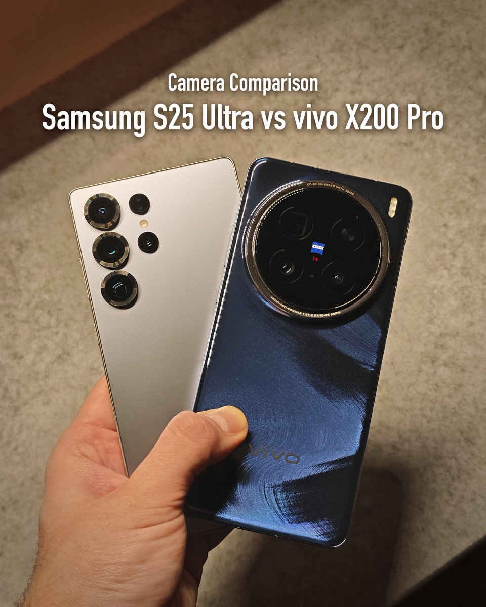 BenGeskin's tweet image. Samsung S25 Ultra vs vivo X200 Pro
Camera comparison thread 📸