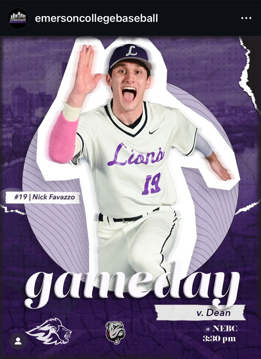 EmersonLionsDen (@emersonlionsden) on Twitter photo Lions back in action! 🦁⚾️
<a href="/ECBaseballLions/">Emerson Baseball</a> <a href="/EmersonLions/">Emerson Athletics</a>
#baseball #DowntownBaseball #emersoncollege #emersonlions #CollegeBaseball #newmac #bigcats Lions back in action! 🦁⚾️
<a href="/ECBaseballLions/">Emerson Baseball</a> <a href="/EmersonLions/">Emerson Athletics</a>
#baseball #DowntownBaseball #emersoncollege #emersonlions #CollegeBaseball #newmac #bigcats